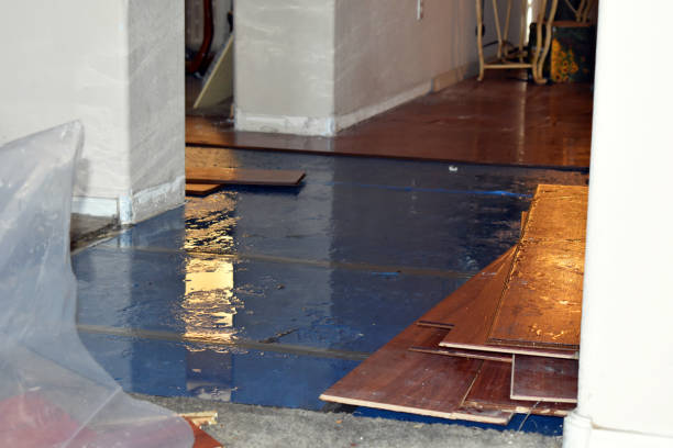 Professional Flood Damage Restoration technician working in Clearlake, CA